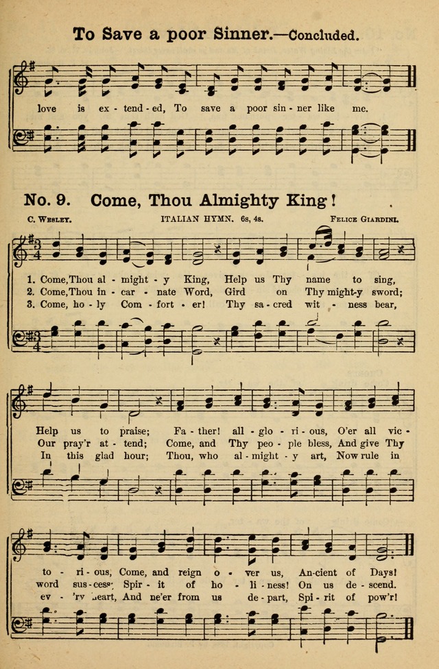 Crowning Glory No. 1: a choice collection of gospel hymns page 9