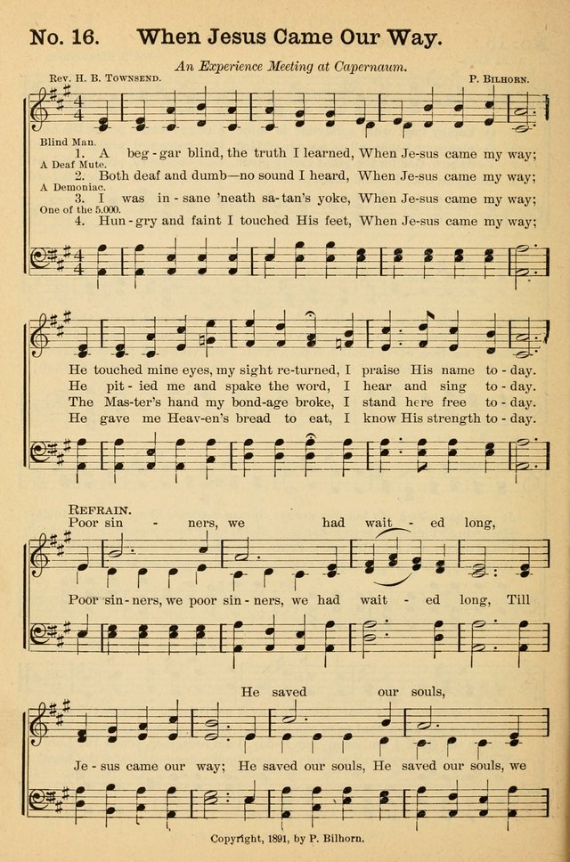 Crowning Glory No. 2: a collection of gospel hymns page 23