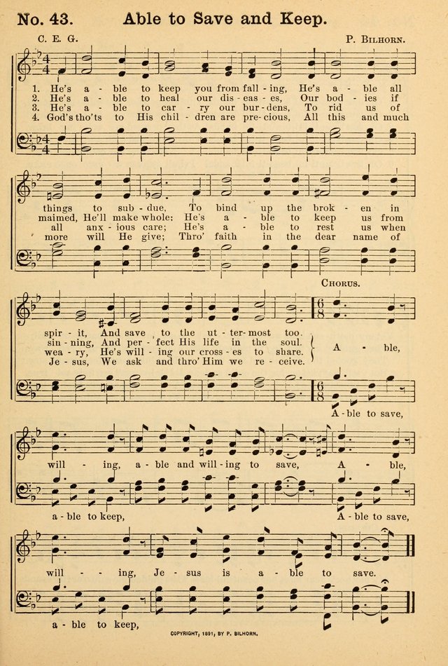 Crowning Glory No. 2: a collection of gospel hymns page 50