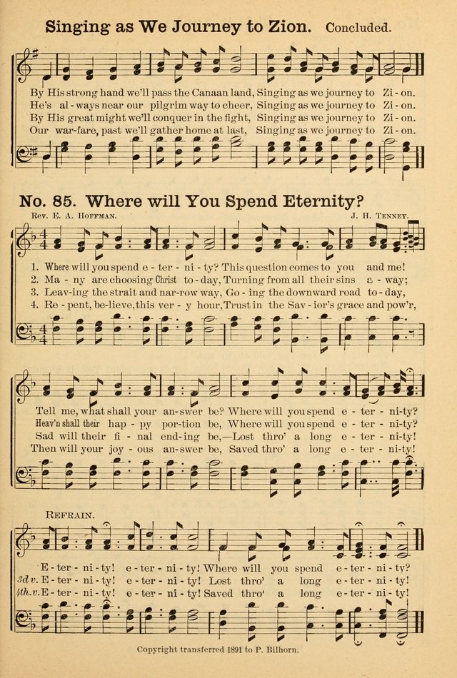 Crowning Glory No. 2: a collection of gospel hymns page 92