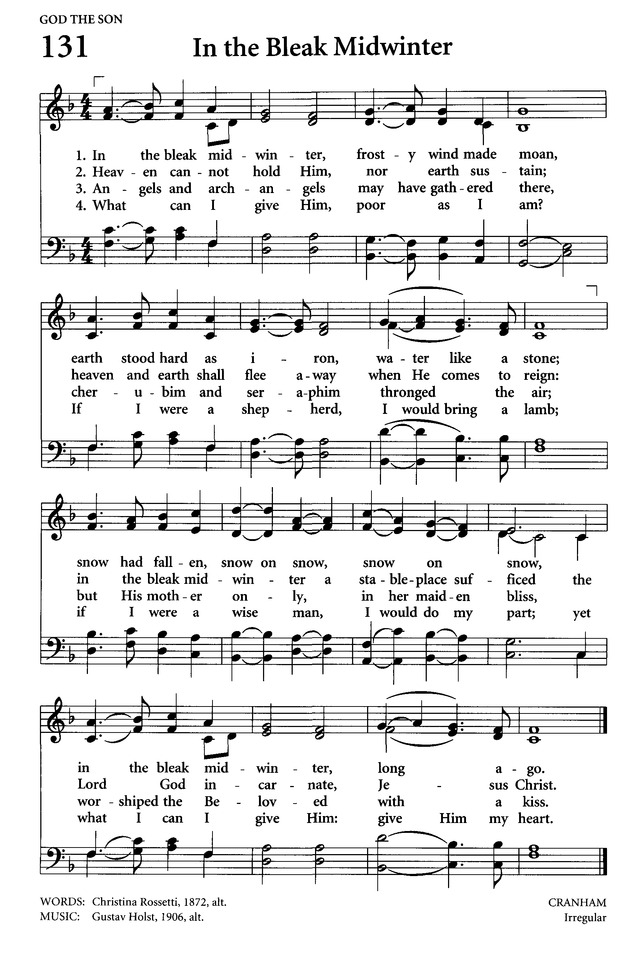 Celebrating Grace Hymnal page 128
