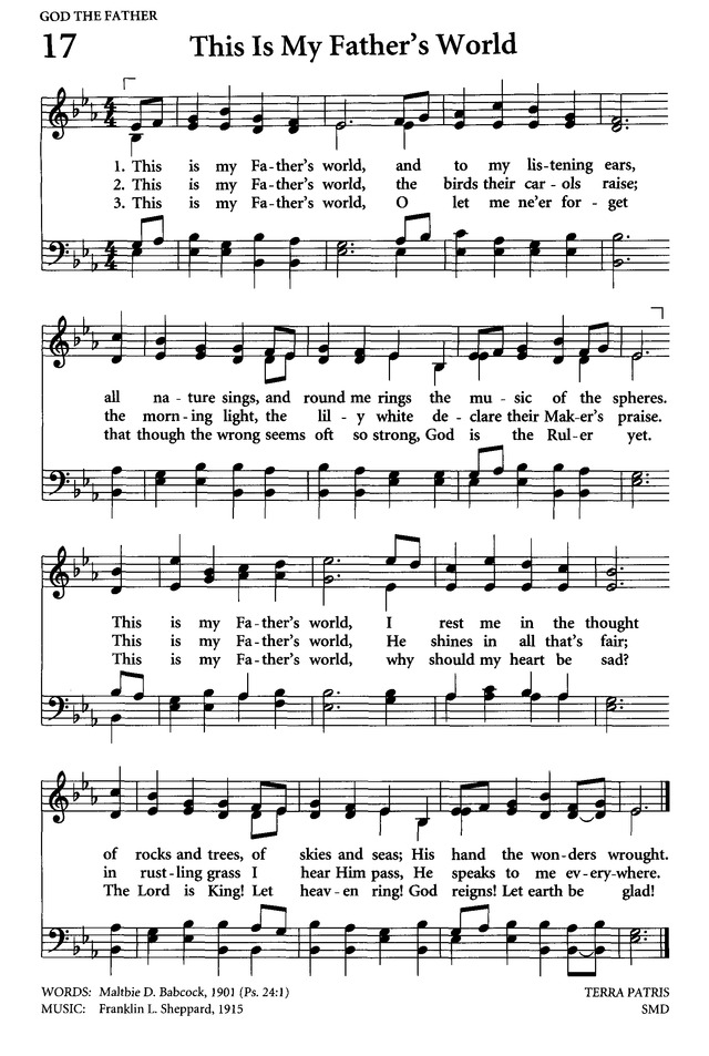 Celebrating Grace Hymnal page 16