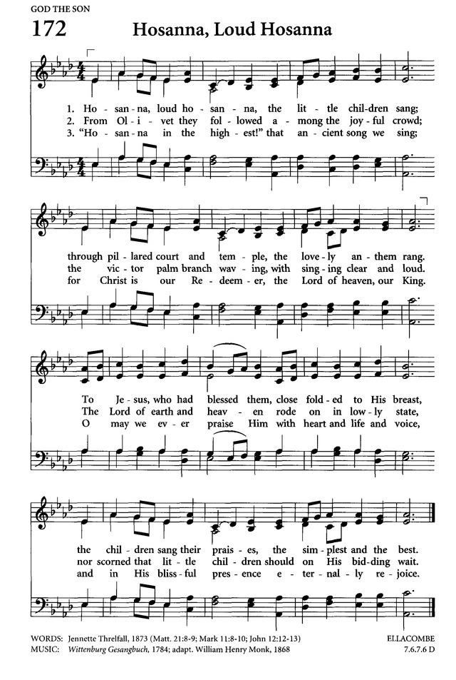 Celebrating Grace Hymnal page 166