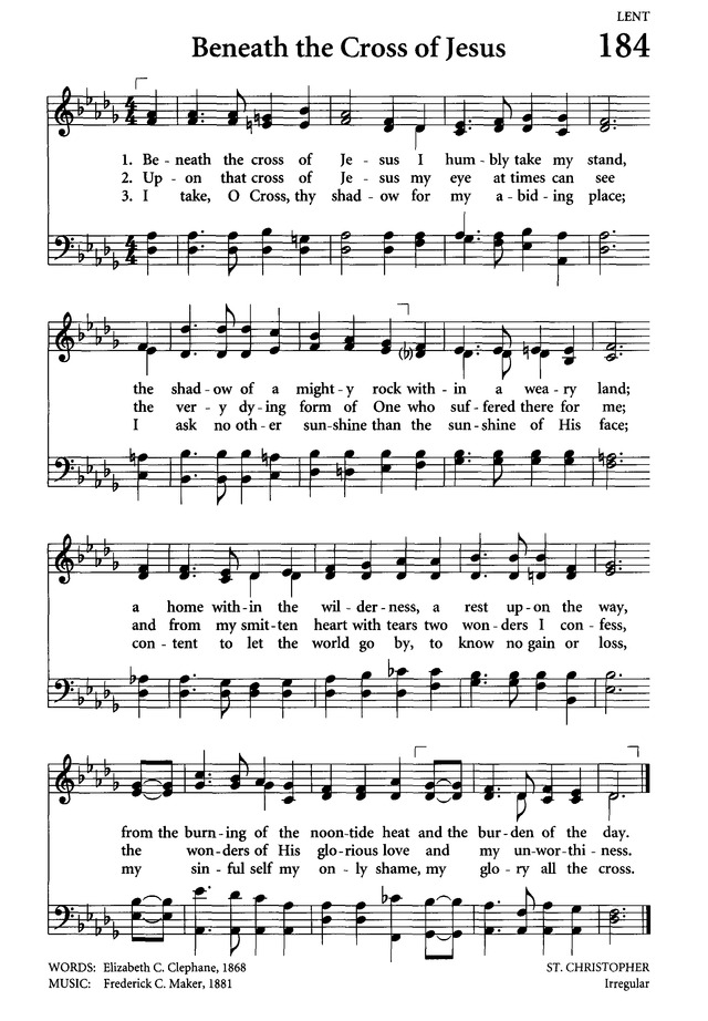 Celebrating Grace Hymnal page 175