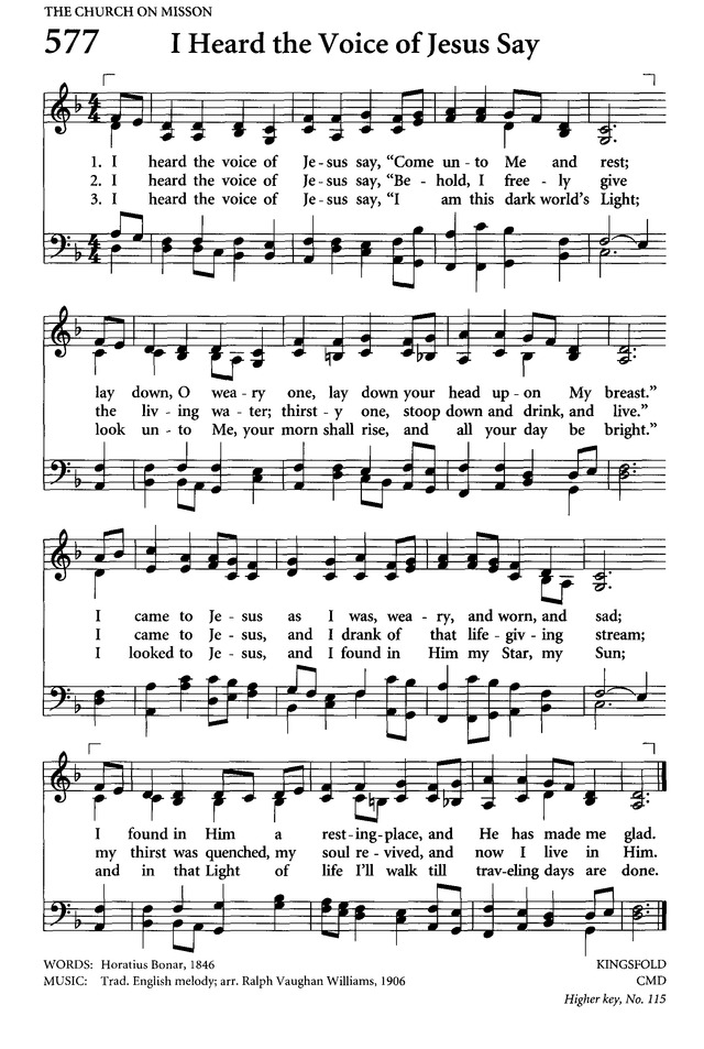 Celebrating Grace Hymnal page 544