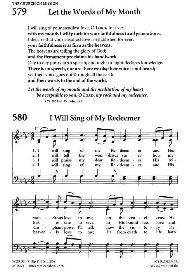 Celebrating Grace Hymnal page 546