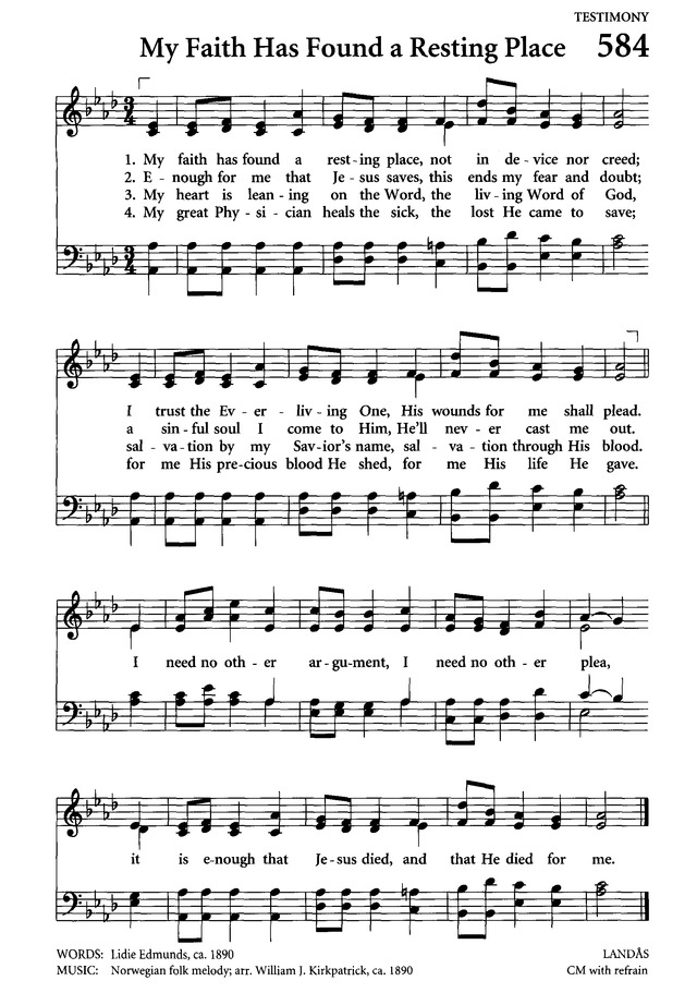Celebrating Grace Hymnal page 551