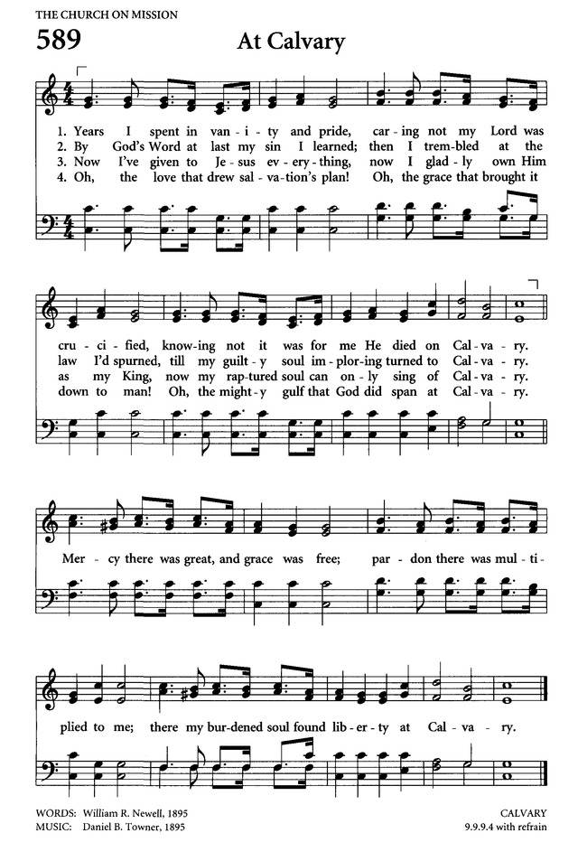 Celebrating Grace Hymnal page 556