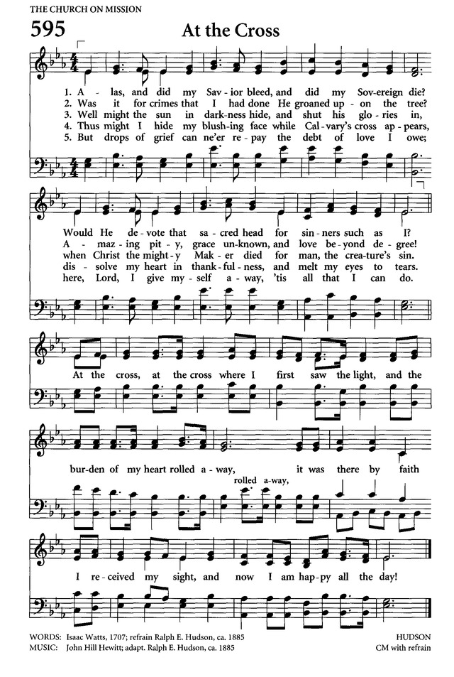 Celebrating Grace Hymnal page 562