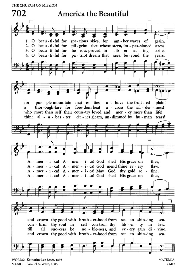 Celebrating Grace Hymnal page 672
