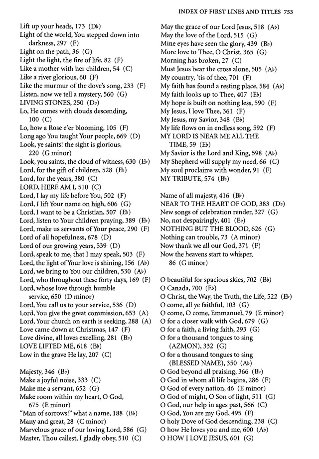 Celebrating Grace Hymnal page 721