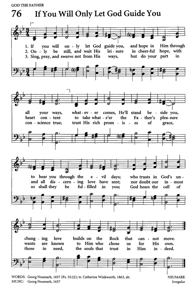 Celebrating Grace Hymnal page 74