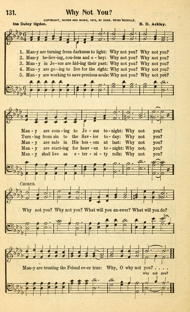 Christian Gospel Hymns: for church, Sunday school, and evangelistic meetings: contains the cream of all the old songs, and the very best of all the new page 144