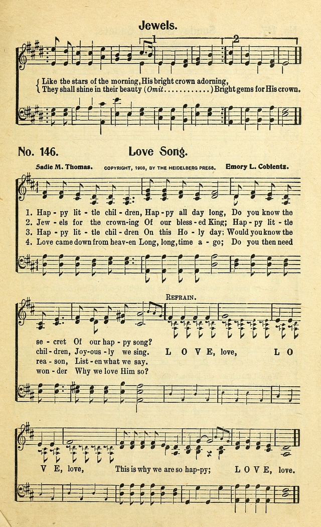 Christian Gospel Hymns: for church, Sunday school, and evangelistic meetings: contains the cream of all the old songs, and the very best of all the new page 157