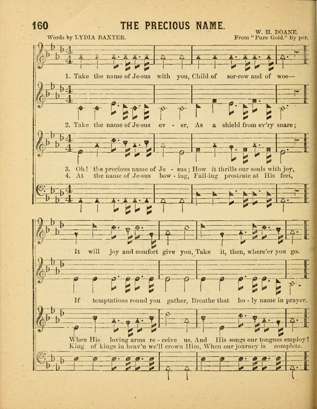 Crystal Gems for the Sabbath School: containing a choice collection of new hymns and tunes, suitable for anniversaries, and all other exercises of the Sabbath-school... page 160