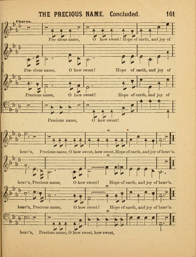 Crystal Gems for the Sabbath School: containing a choice collection of new hymns and tunes, suitable for anniversaries, and all other exercises of the Sabbath-school... page 161