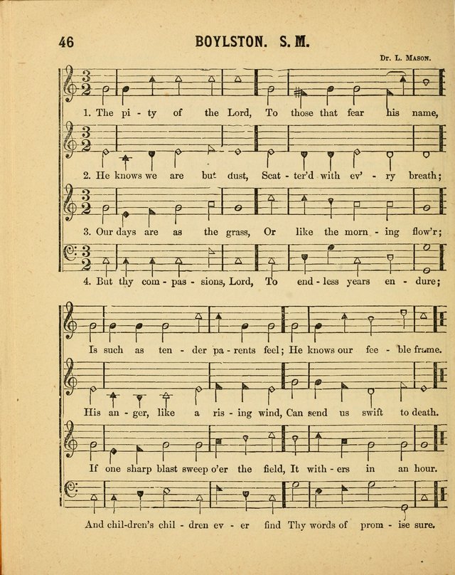 Crystal Gems for the Sabbath School: containing a choice collection of new hymns and tunes, suitable for anniversaries, and all other exercises of the Sabbath-school... page 46