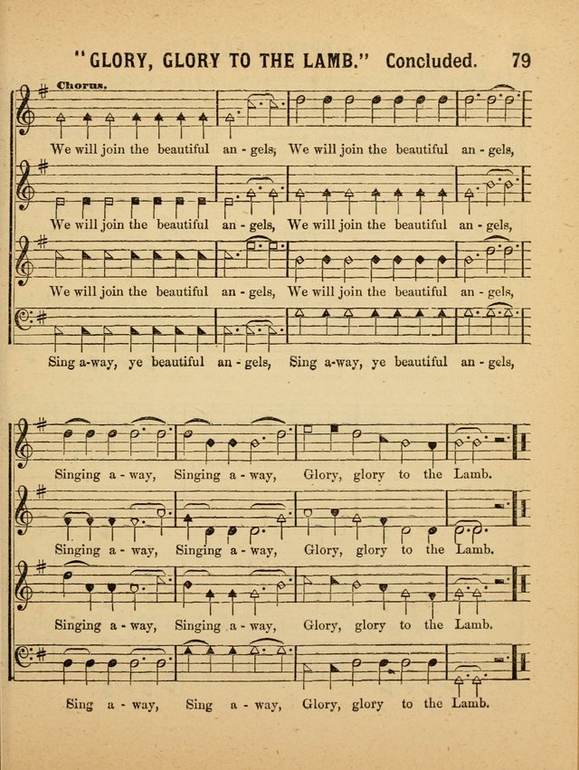 Crystal Gems for the Sabbath School: containing a choice collection of new hymns and tunes, suitable for anniversaries, and all other exercises of the Sabbath-school... page 79