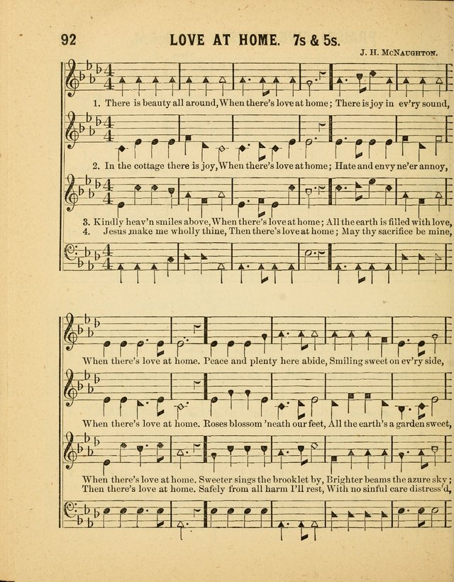 Crystal Gems for the Sabbath School: containing a choice collection of new hymns and tunes, suitable for anniversaries, and all other exercises of the Sabbath-school... page 92