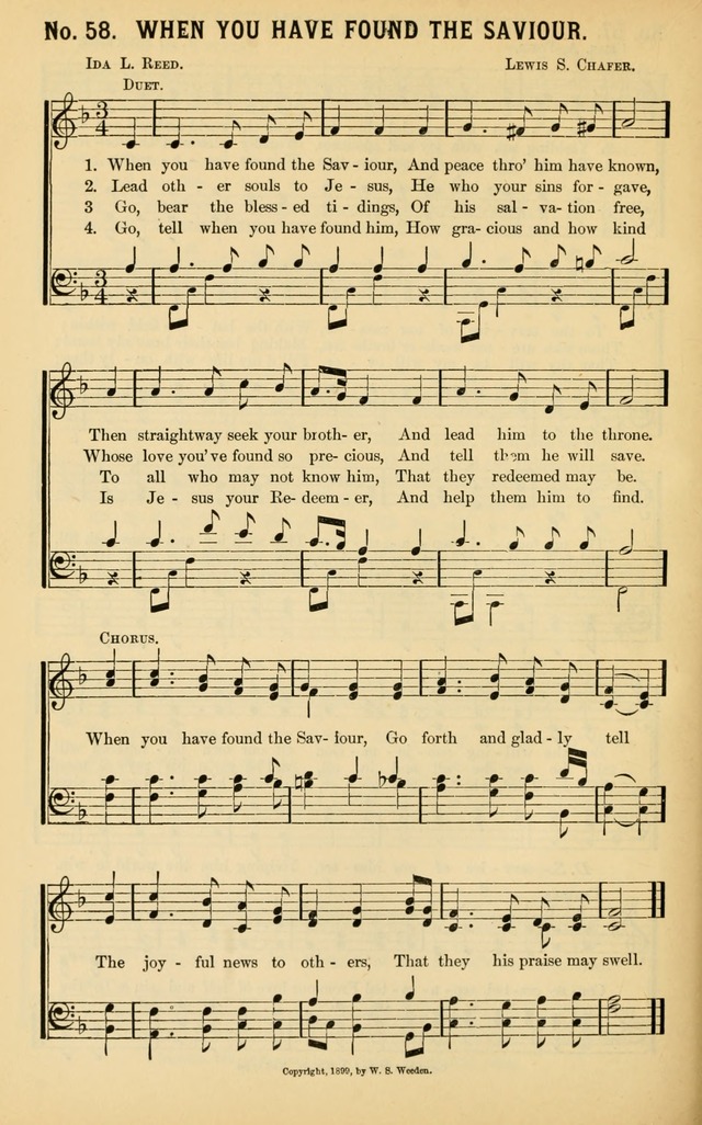 Christian Hymns No. 1 page 58