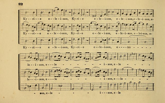 The Catholic Harp: containing the morning and evening service of the Catholic Church, embracing a choice collection of masses, litanies, psalms, sacred hymns, anthems, versicles, and motifs page 82