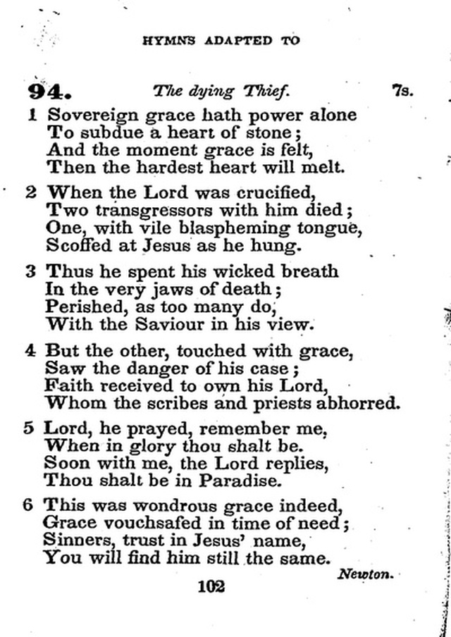 Conference Hymns. a new collection of hymns, designed especially for use in conference and prayer meetings, and family worship. page 116