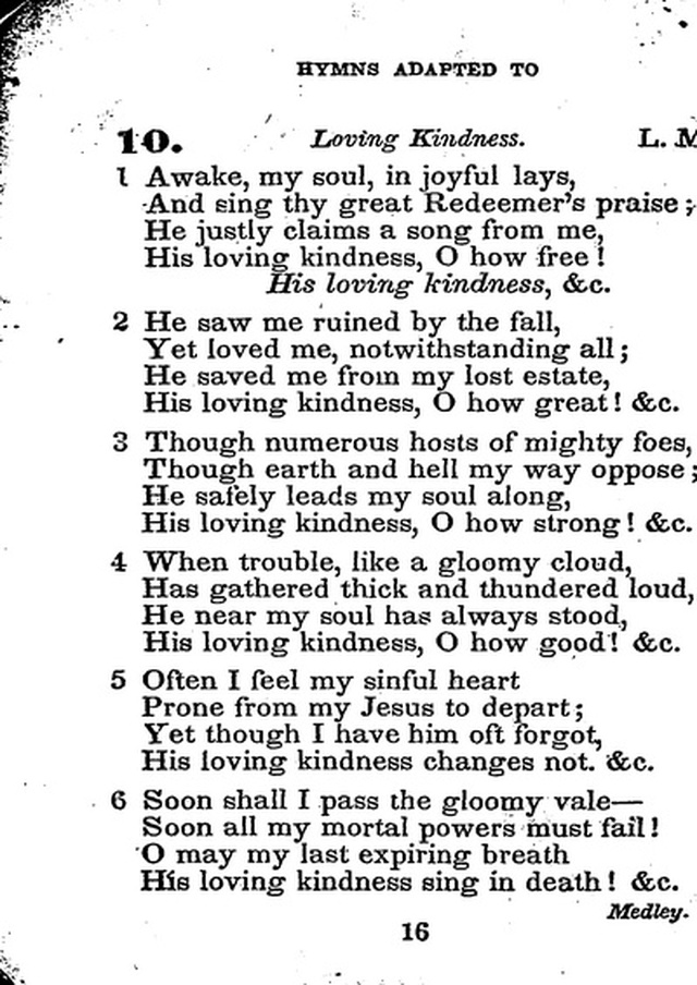 Conference Hymns. a new collection of hymns, designed especially for use in conference and prayer meetings, and family worship. page 28