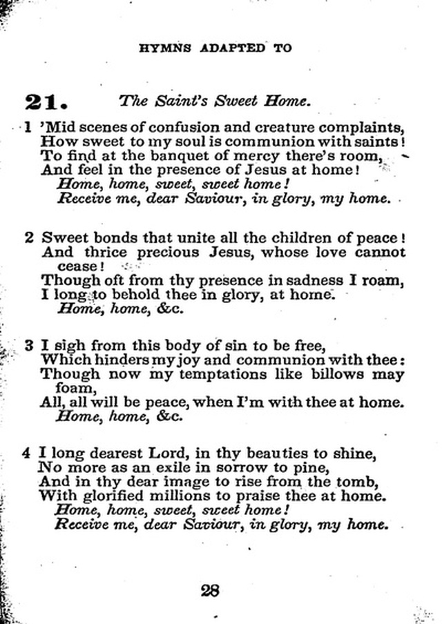 Conference Hymns. a new collection of hymns, designed especially for use in conference and prayer meetings, and family worship. page 40