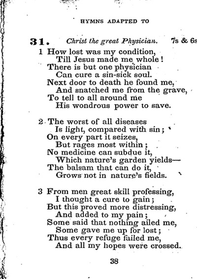 Conference Hymns. a new collection of hymns, designed especially for use in conference and prayer meetings, and family worship. page 50