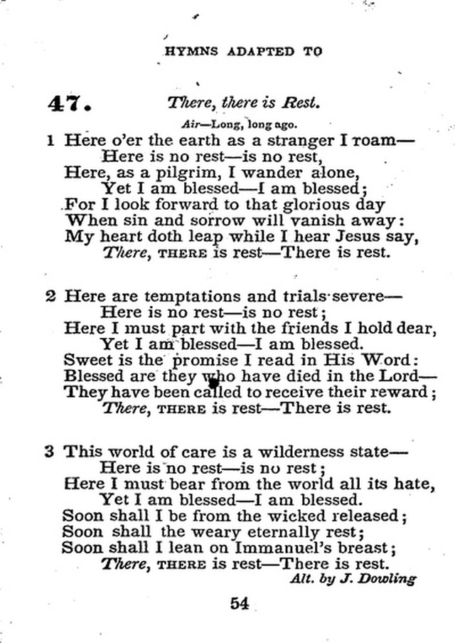 Conference Hymns. a new collection of hymns, designed especially for use in conference and prayer meetings, and family worship. page 68