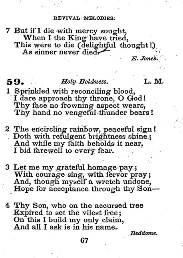 Conference Hymns. a new collection of hymns, designed especially for use in conference and prayer meetings, and family worship. page 81