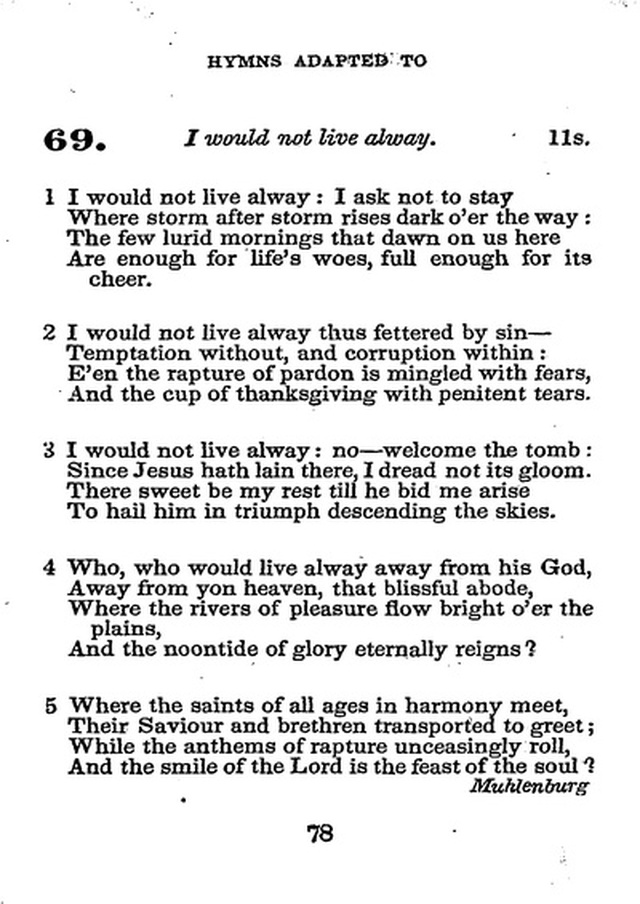 Conference Hymns. a new collection of hymns, designed especially for use in conference and prayer meetings, and family worship. page 92