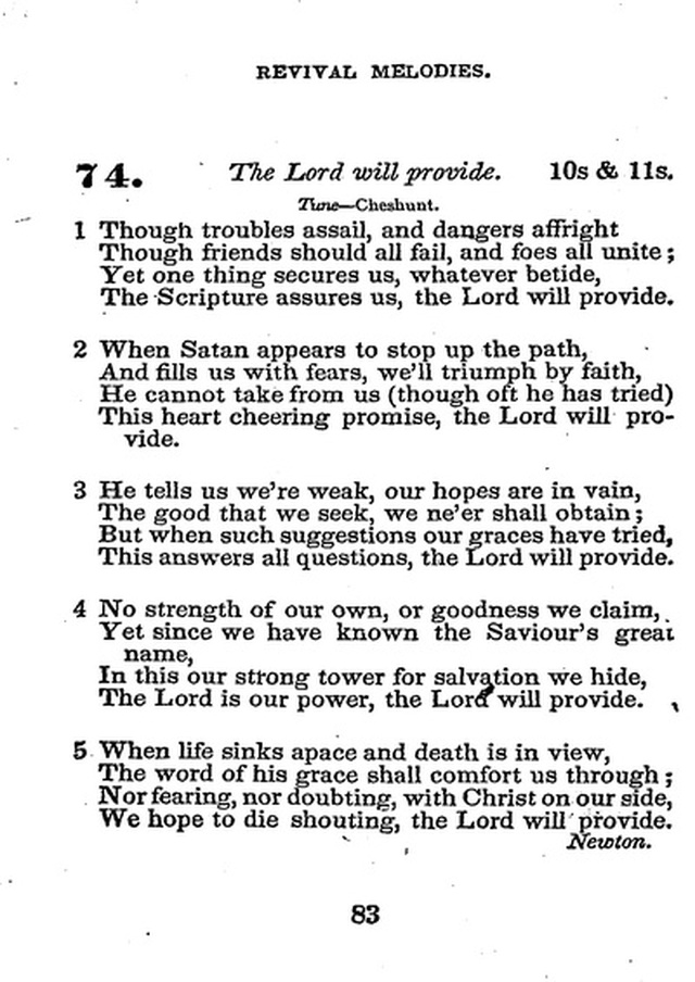 Conference Hymns. a new collection of hymns, designed especially for use in conference and prayer meetings, and family worship. page 97