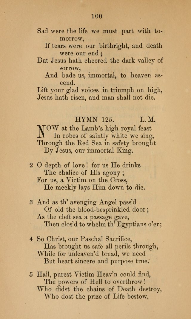 A Collection of Hymns page 100