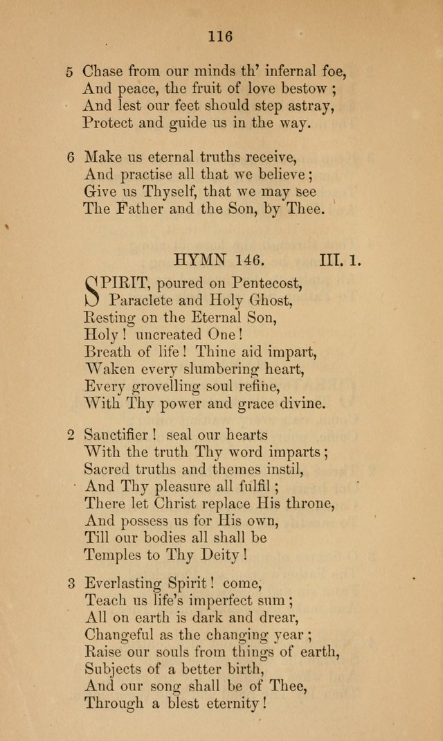 A Collection of Hymns page 116