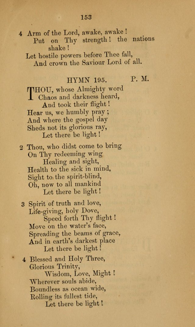A Collection of Hymns page 153