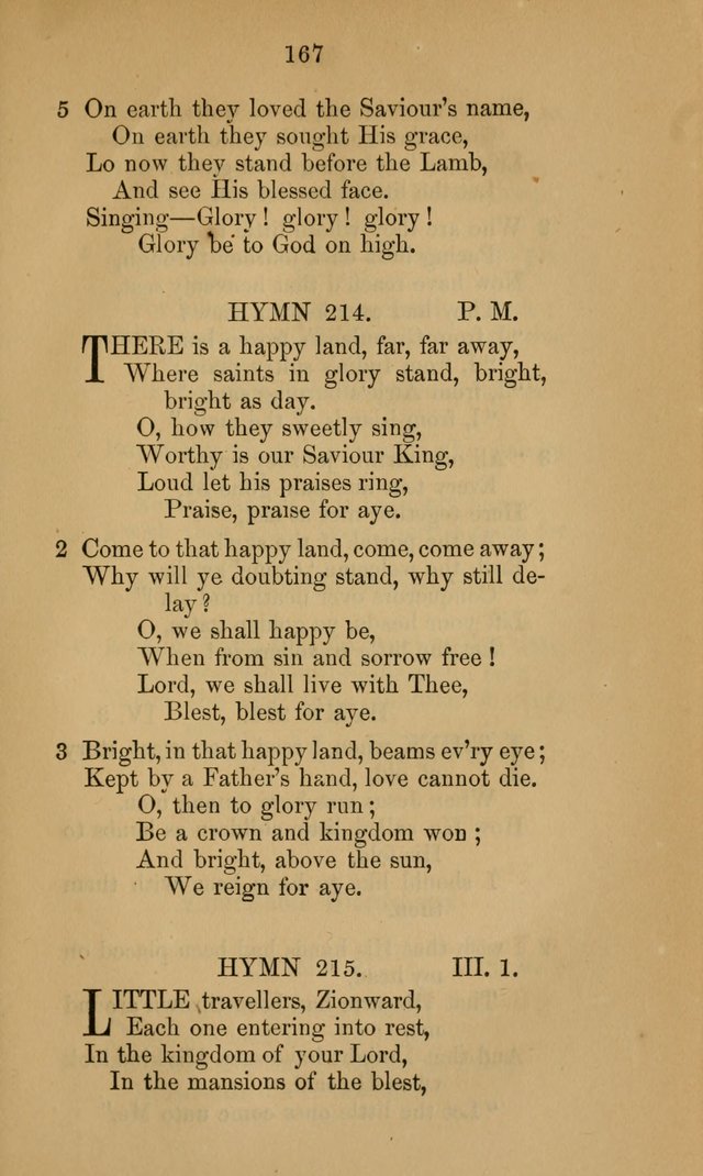 A Collection of Hymns page 167
