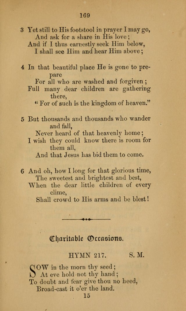 A Collection of Hymns page 169