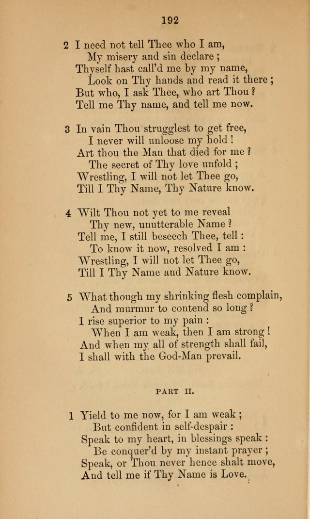 A Collection of Hymns page 192