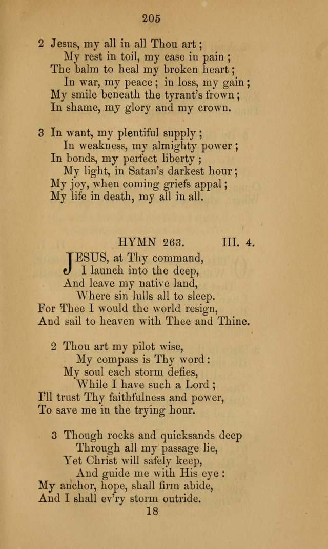 A Collection of Hymns page 205
