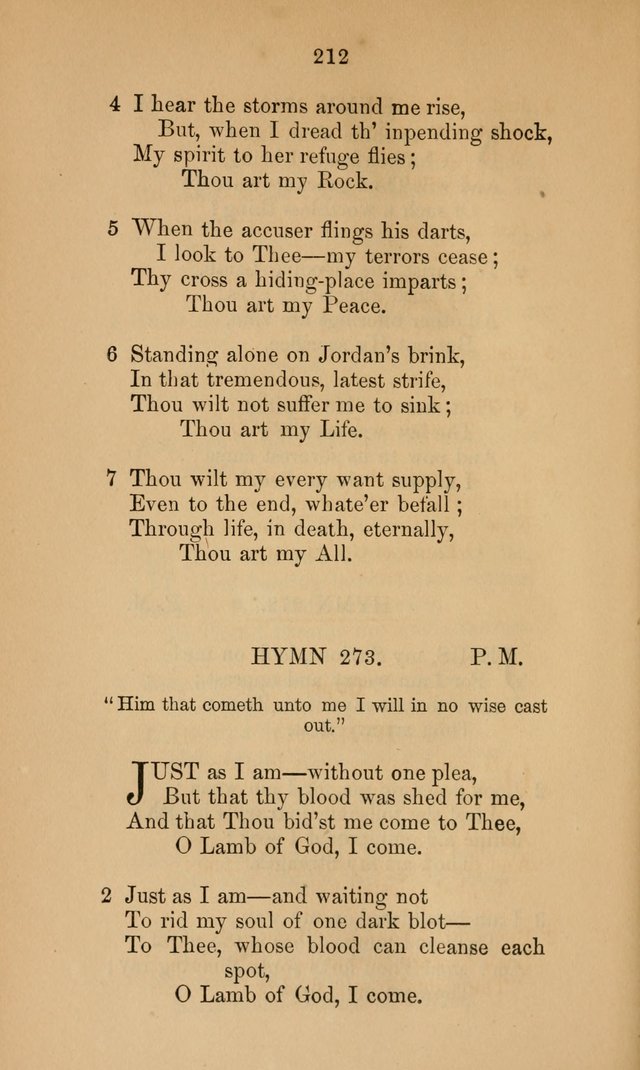 A Collection of Hymns page 212