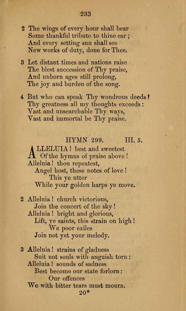 A Collection of Hymns page 233