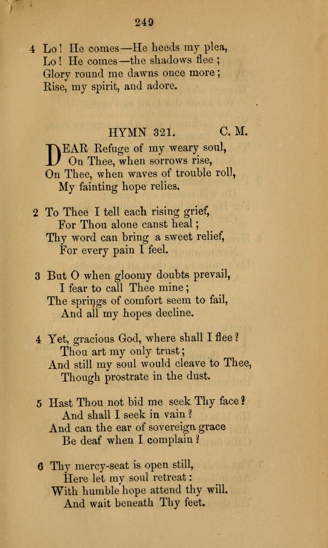 A Collection of Hymns page 249