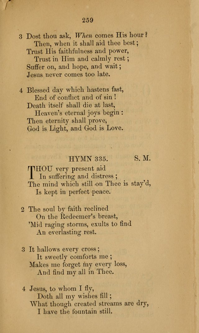A Collection of Hymns page 259