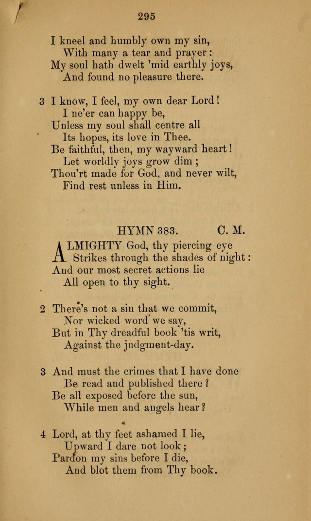 A Collection of Hymns page 295