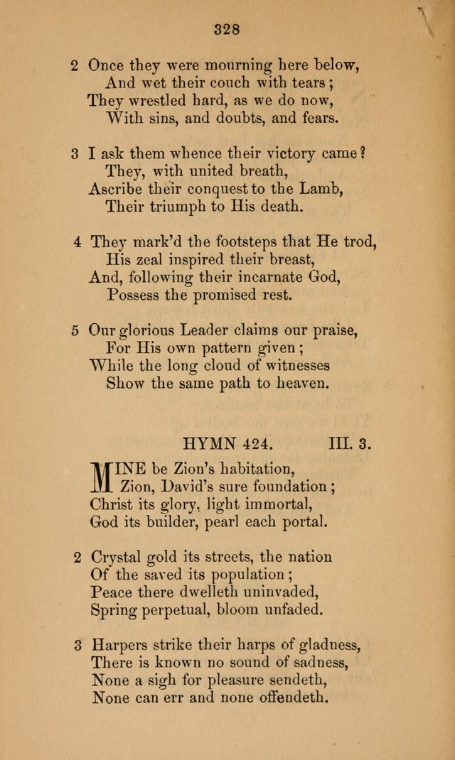 A Collection of Hymns page 328