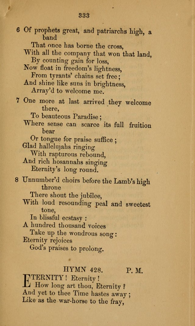 A Collection of Hymns page 333