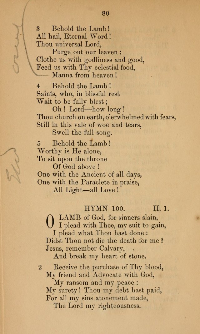 A Collection of Hymns page 80