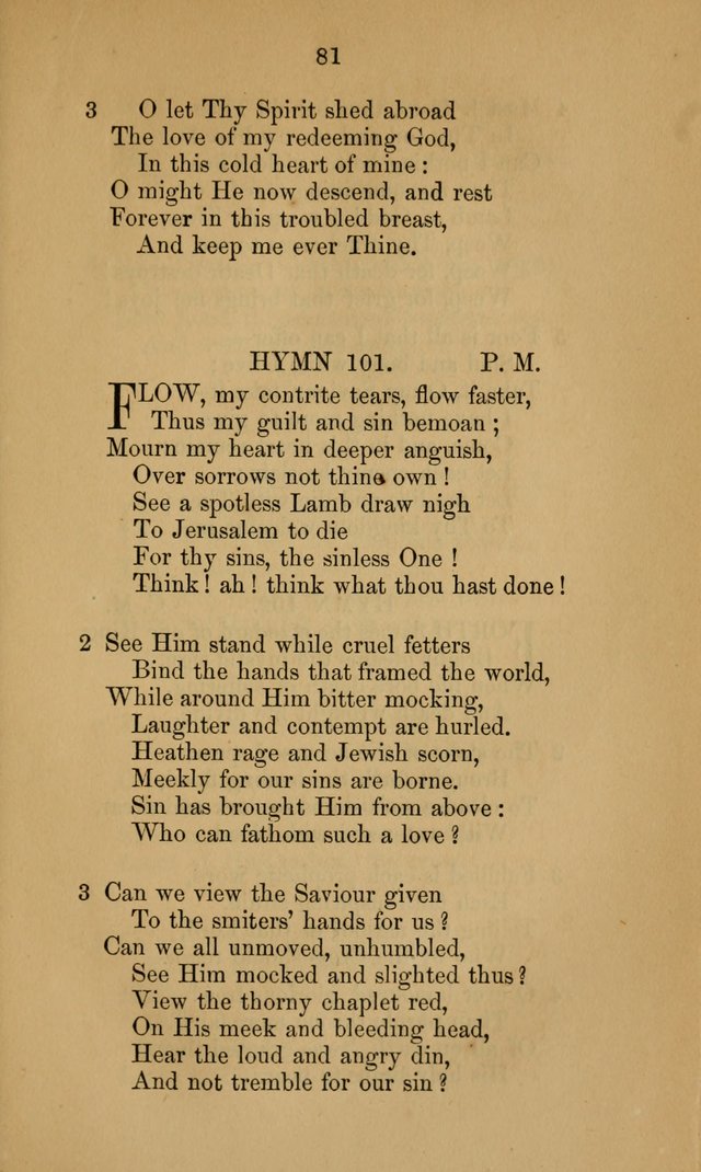 A Collection of Hymns page 81