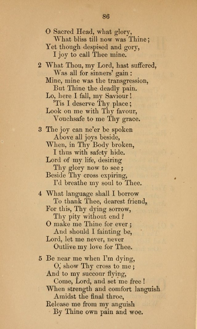 A Collection of Hymns page 86